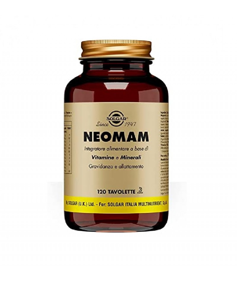 Neomam 120 tavolette-SOLGAR-gravidanza allattamento